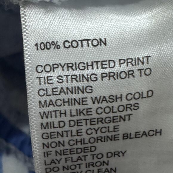 Tommy Bahama Pants Women XL Blue White Island Gauze Floral Lounge Beach Casual - Picture 6 of 6